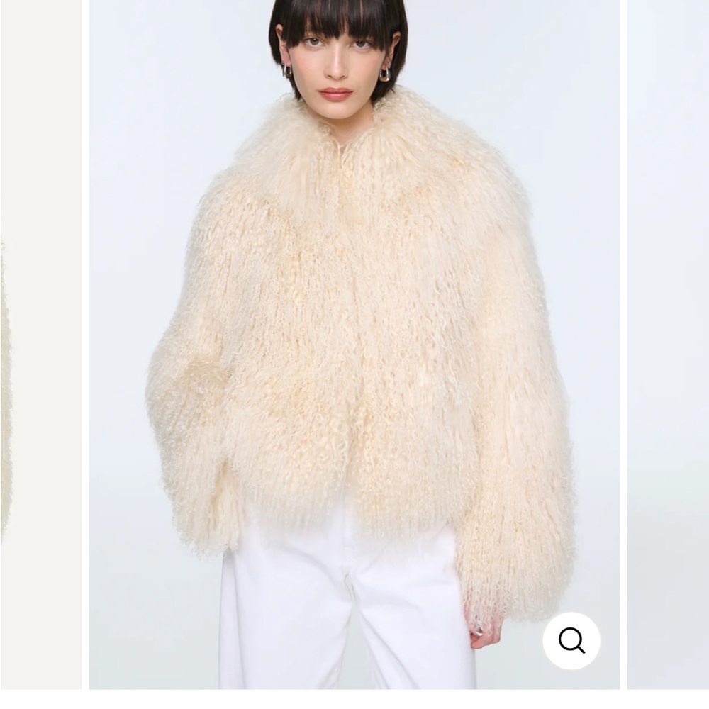 DUCIE ROCHELLE SHEARLING COAT